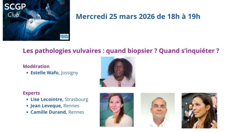 SCGP Club - Pathologies vulviaires